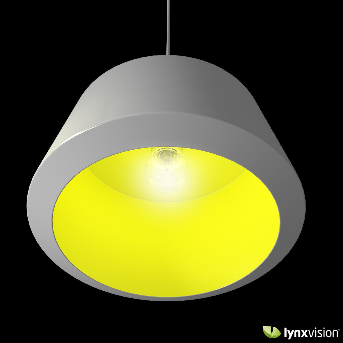 Can Pendant Lamp by Zero royalty-free 3d model - Preview no. 3