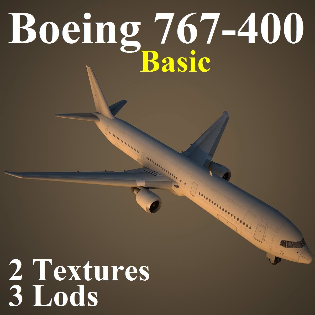 B764基本 3d model