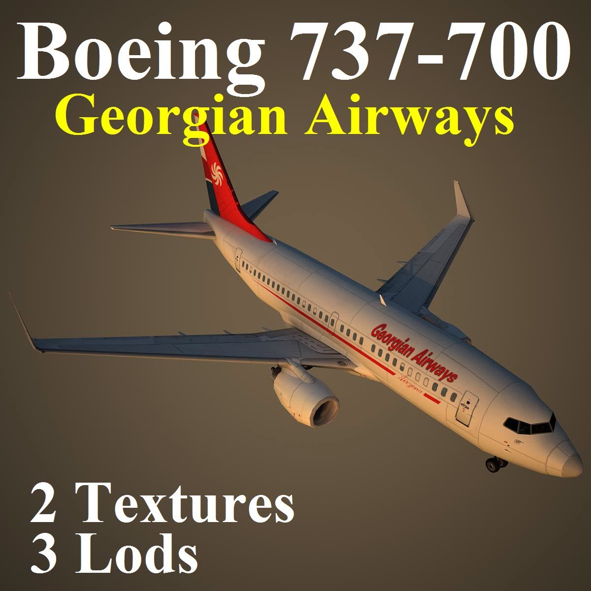 B737 TGZ 3d model