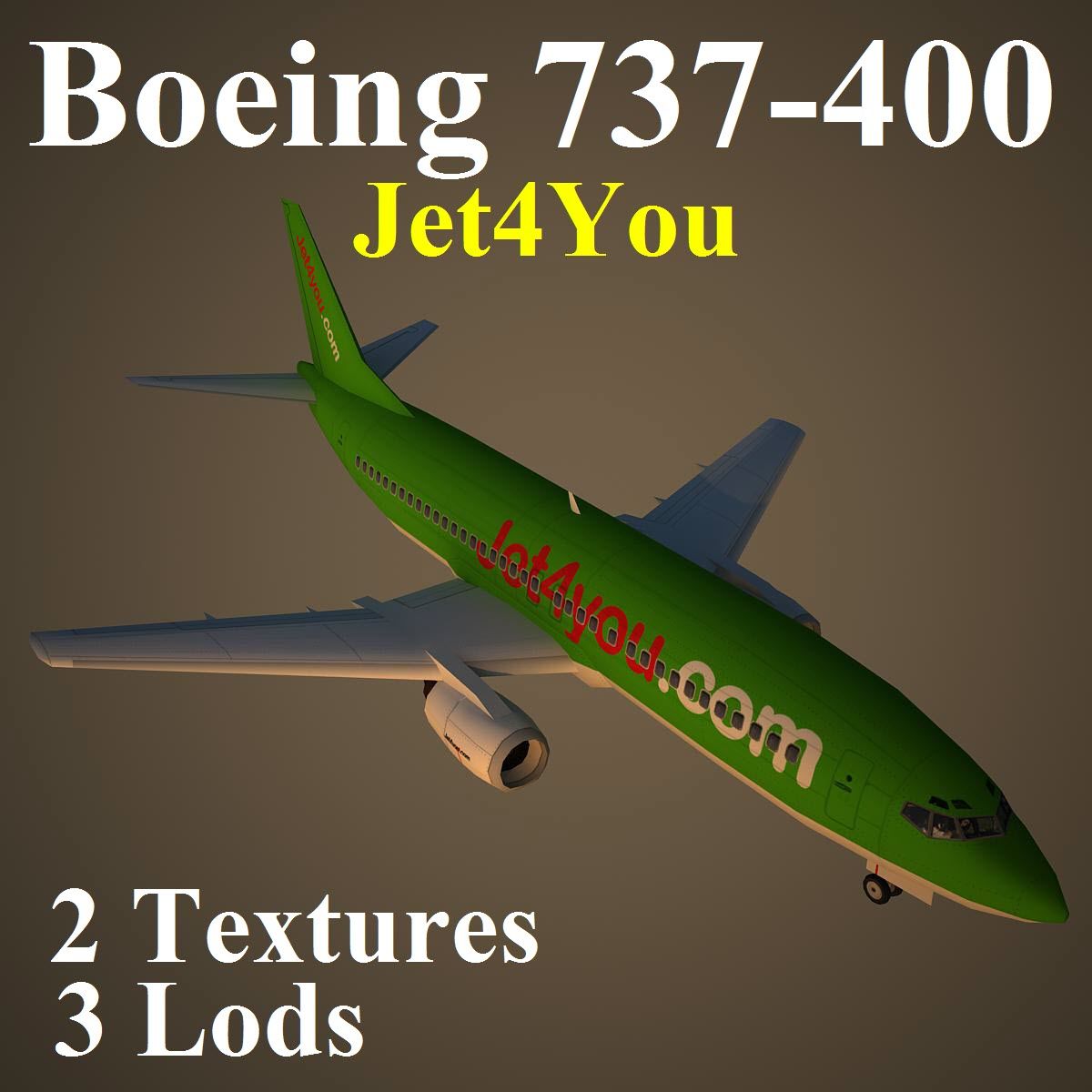 B734 JFU 3d model