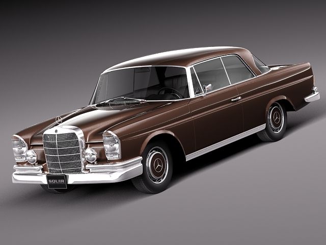 Mercedes-Benz 300SE W112 Coupe 3d model