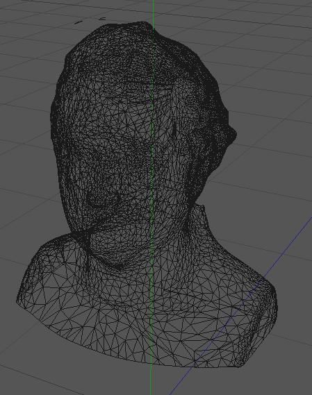 Male Head Bust royalty-free 3d model - Preview no. 4