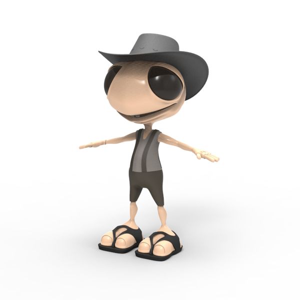 Cartoon_character1 3d model