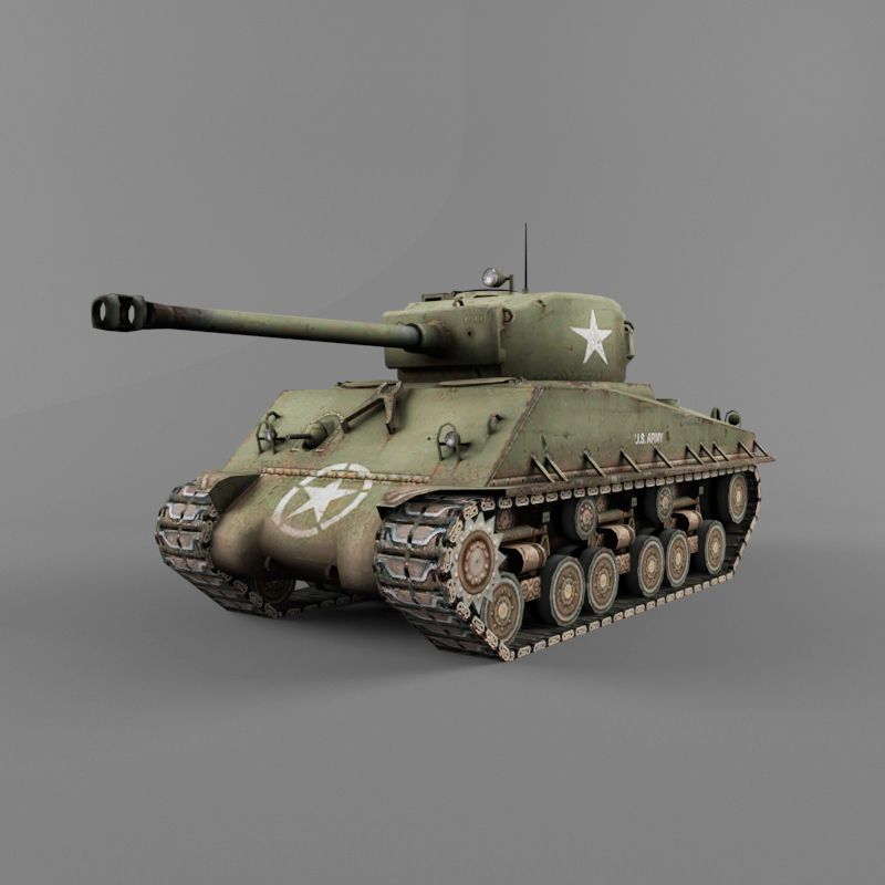 M4A2 76 3d model