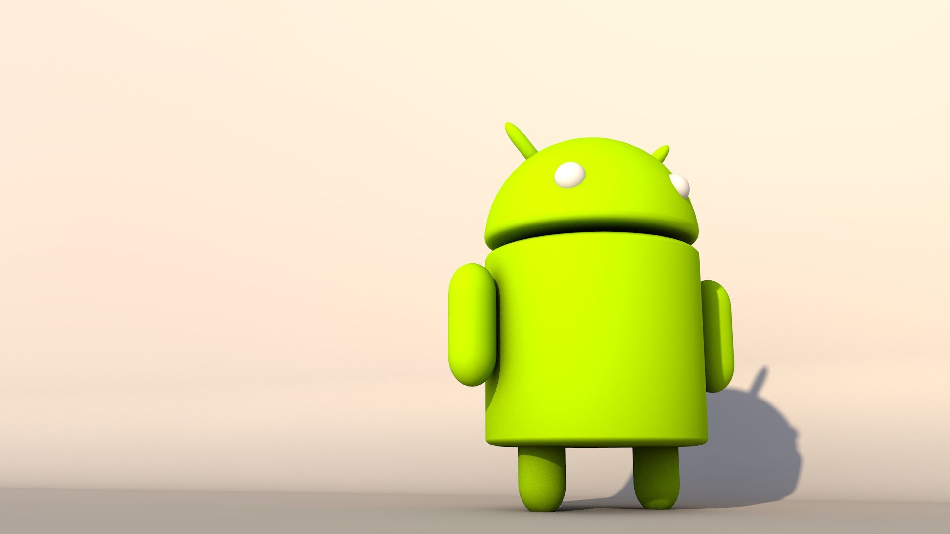 Carácter de Android modelo 3d