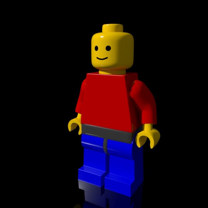 乐高Rigged Minifigure 3d model