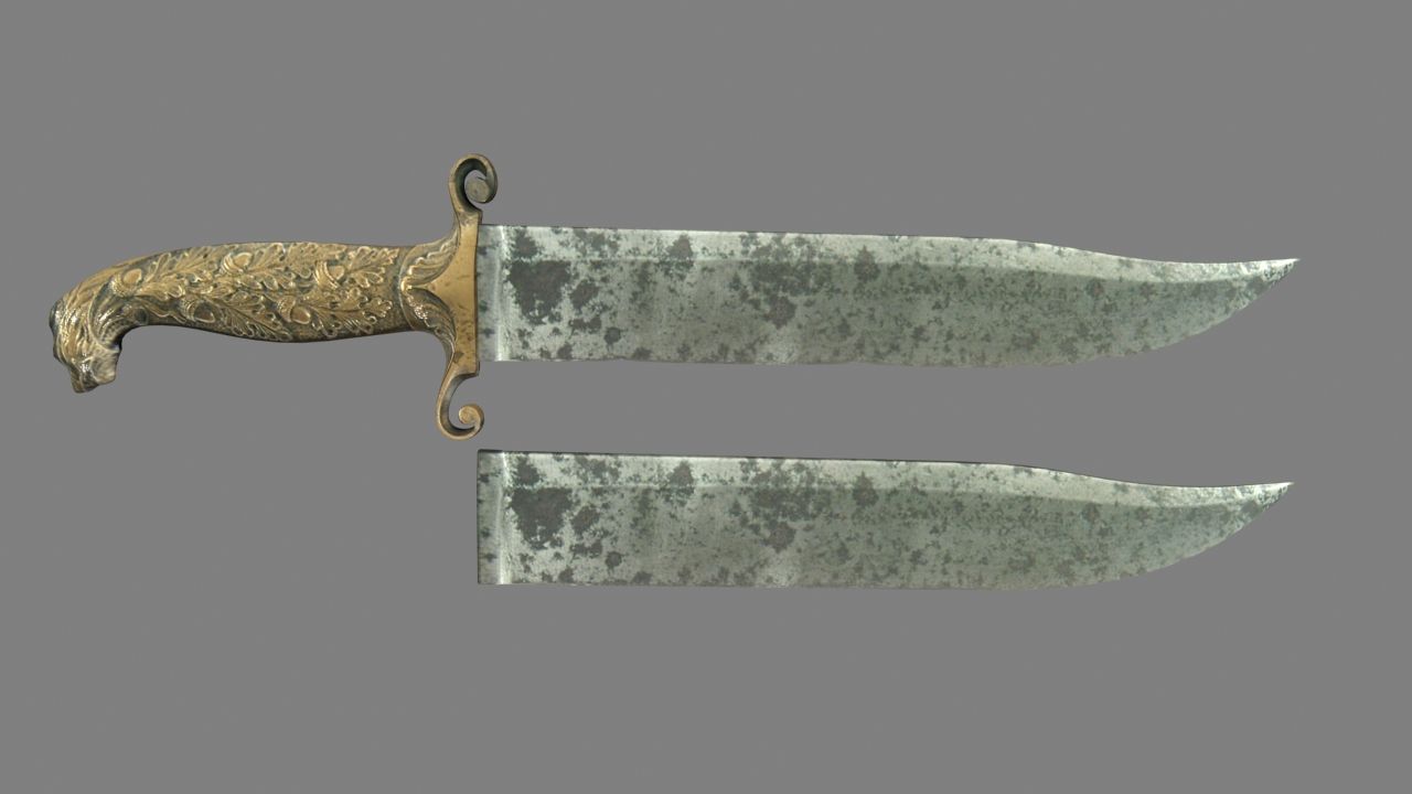 Antikes Messer 3d model