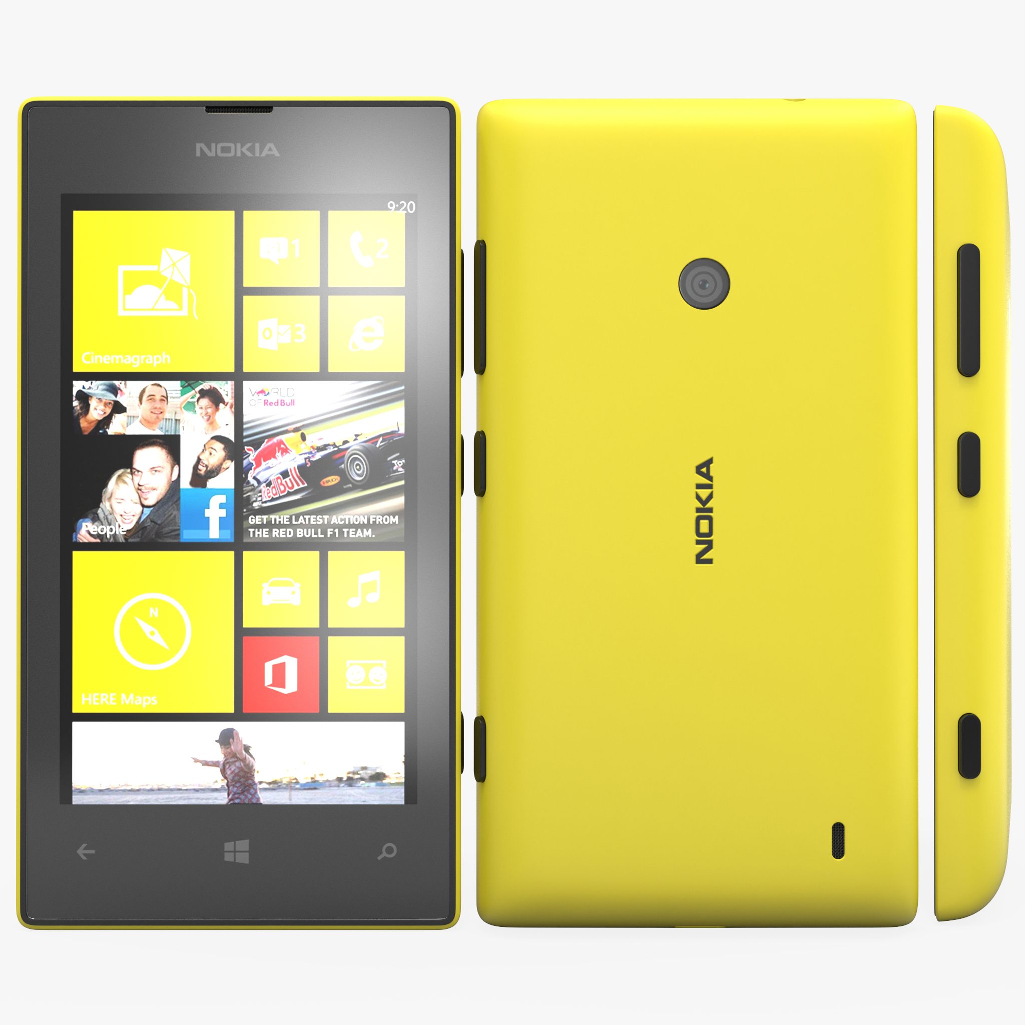 诺基亚Lumia 520 3d model