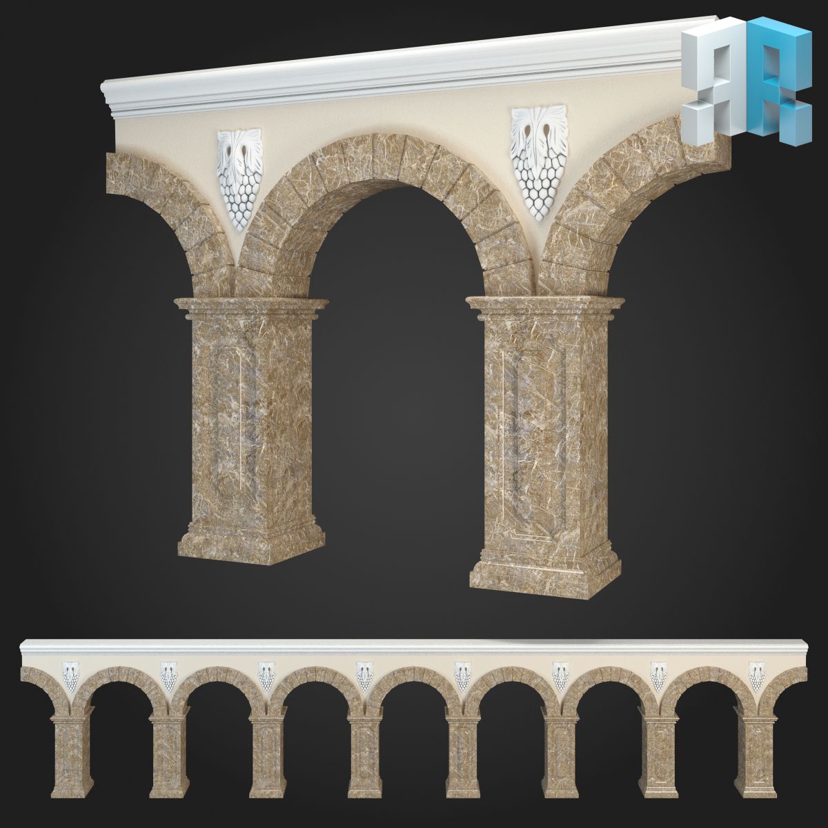 Arcade 004 modelo 3d