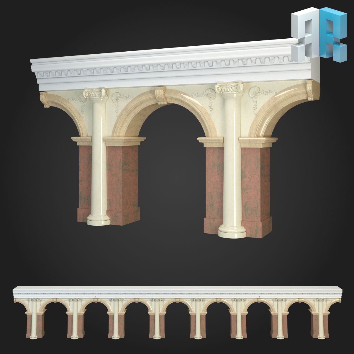 Arcade 012 3d model