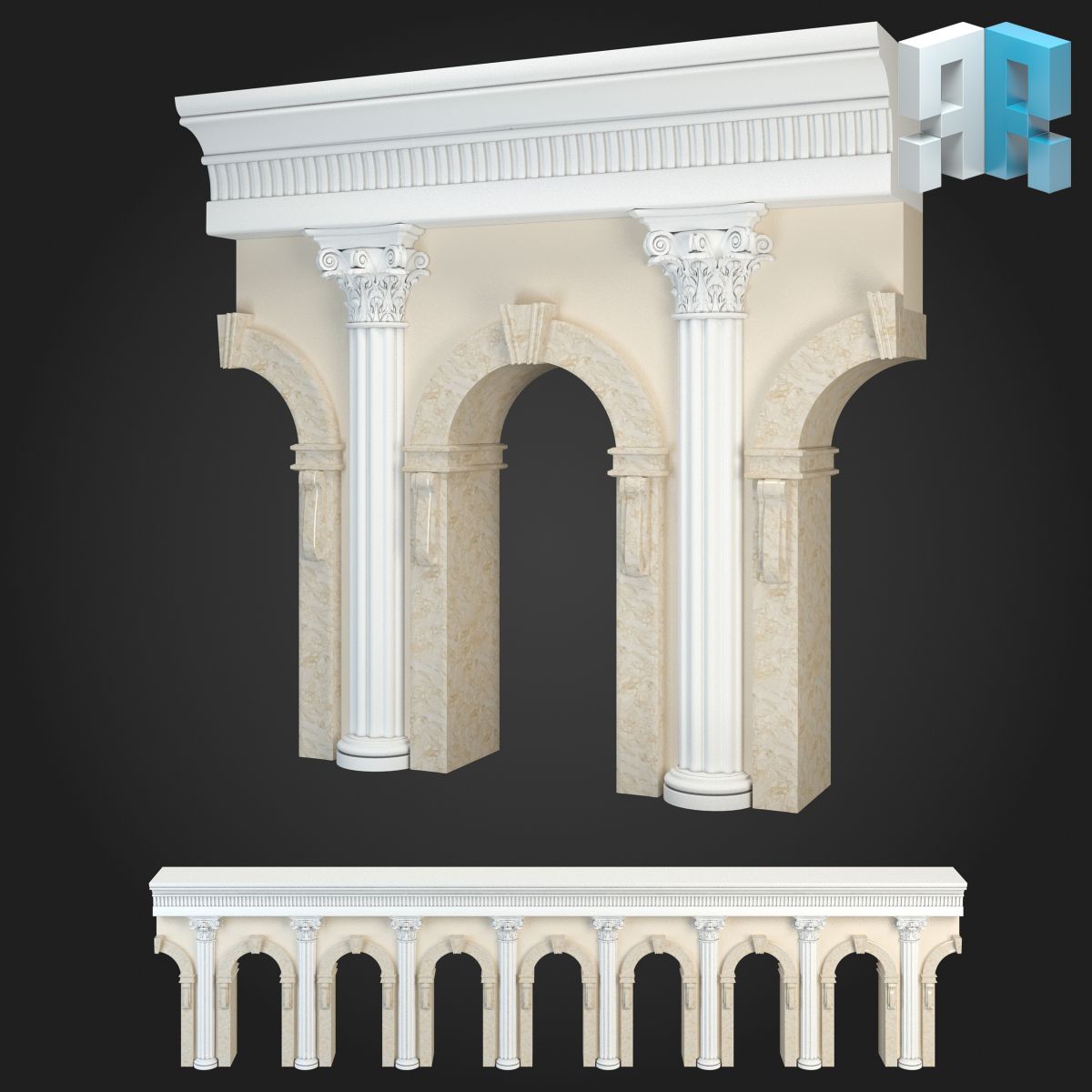 Arcade 006 3d model