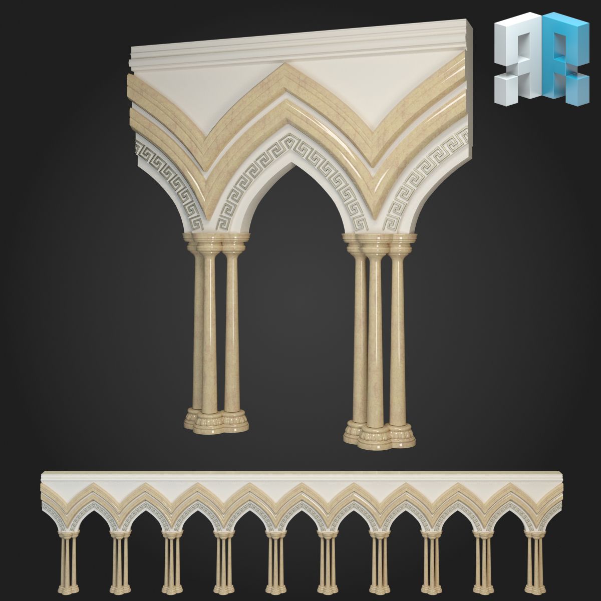 Arcade 020 3d model