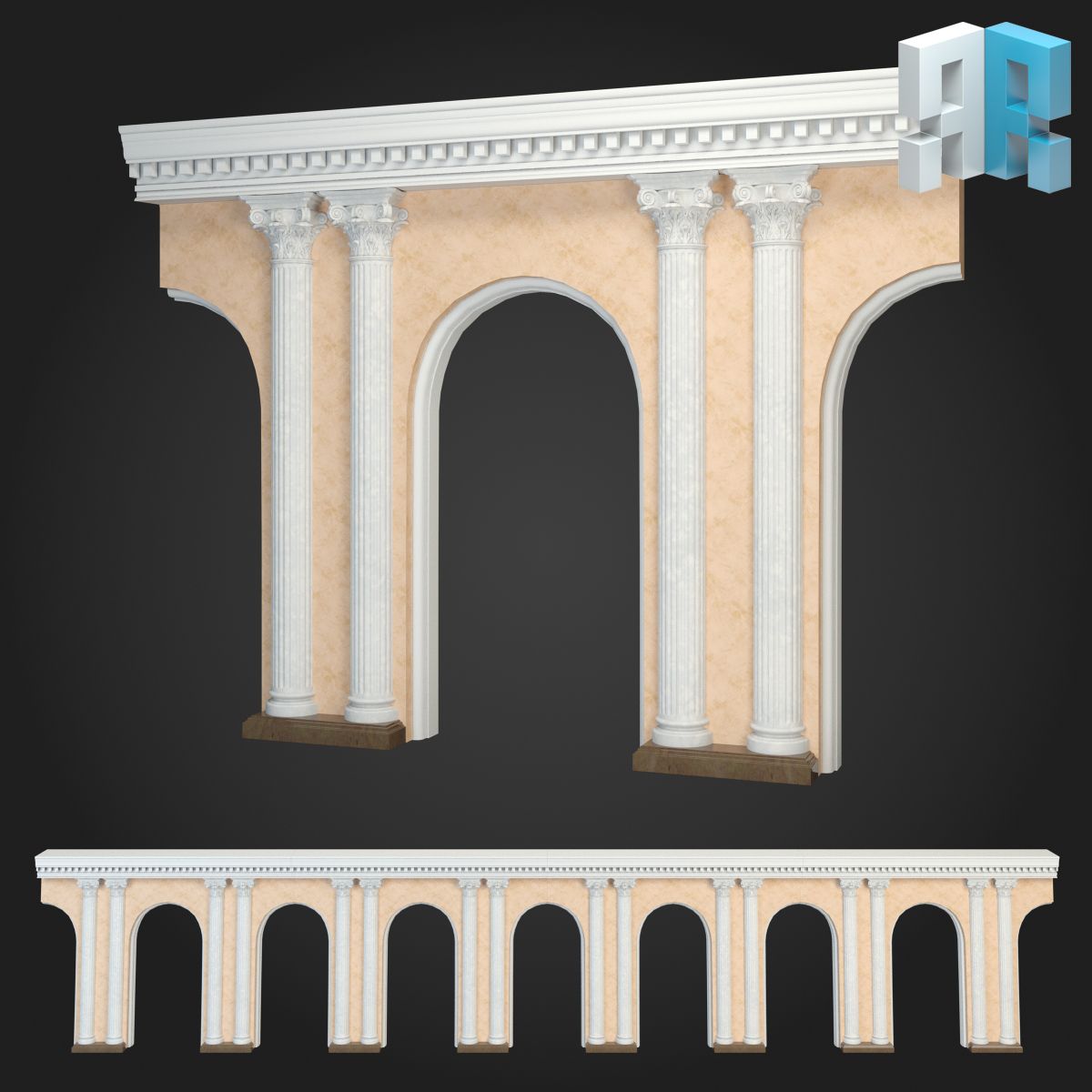 Arcade 017 3d model