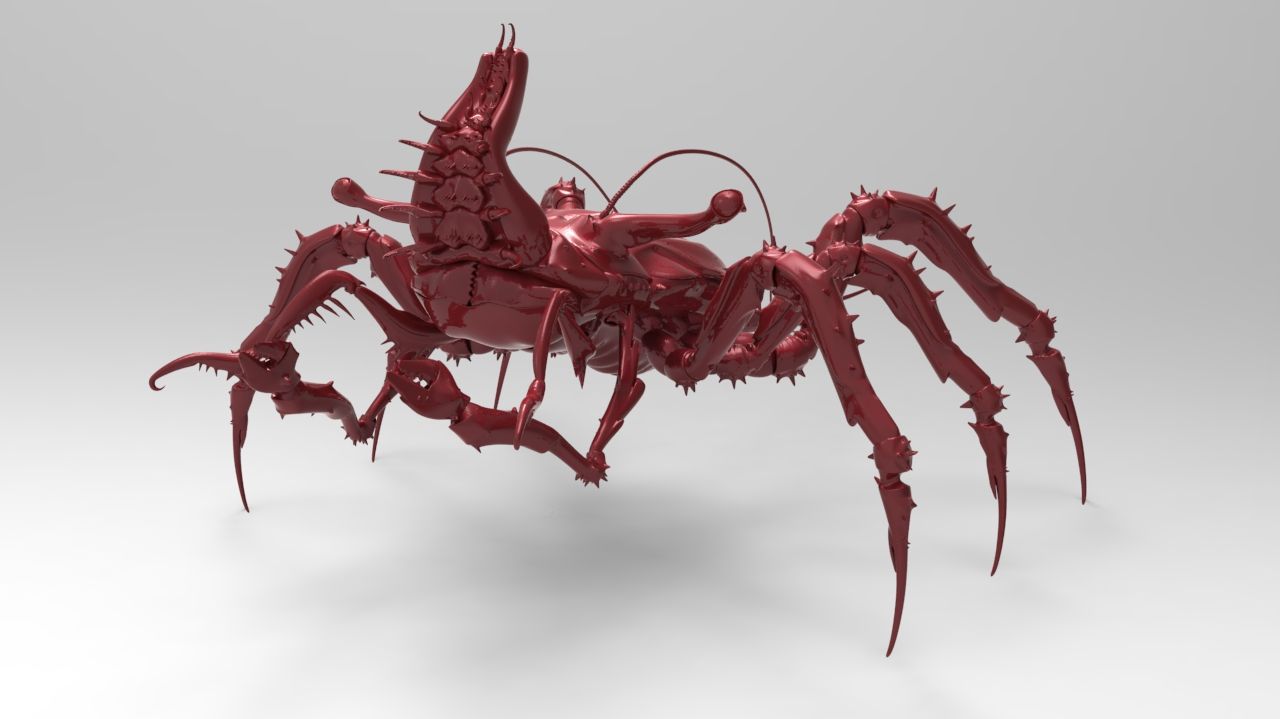 krabba 3d model