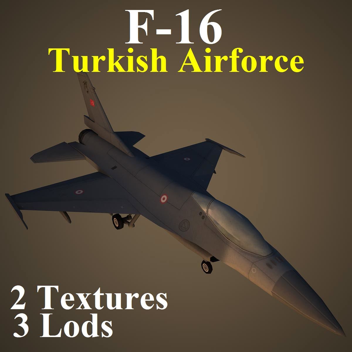 F16 TAF 3d model