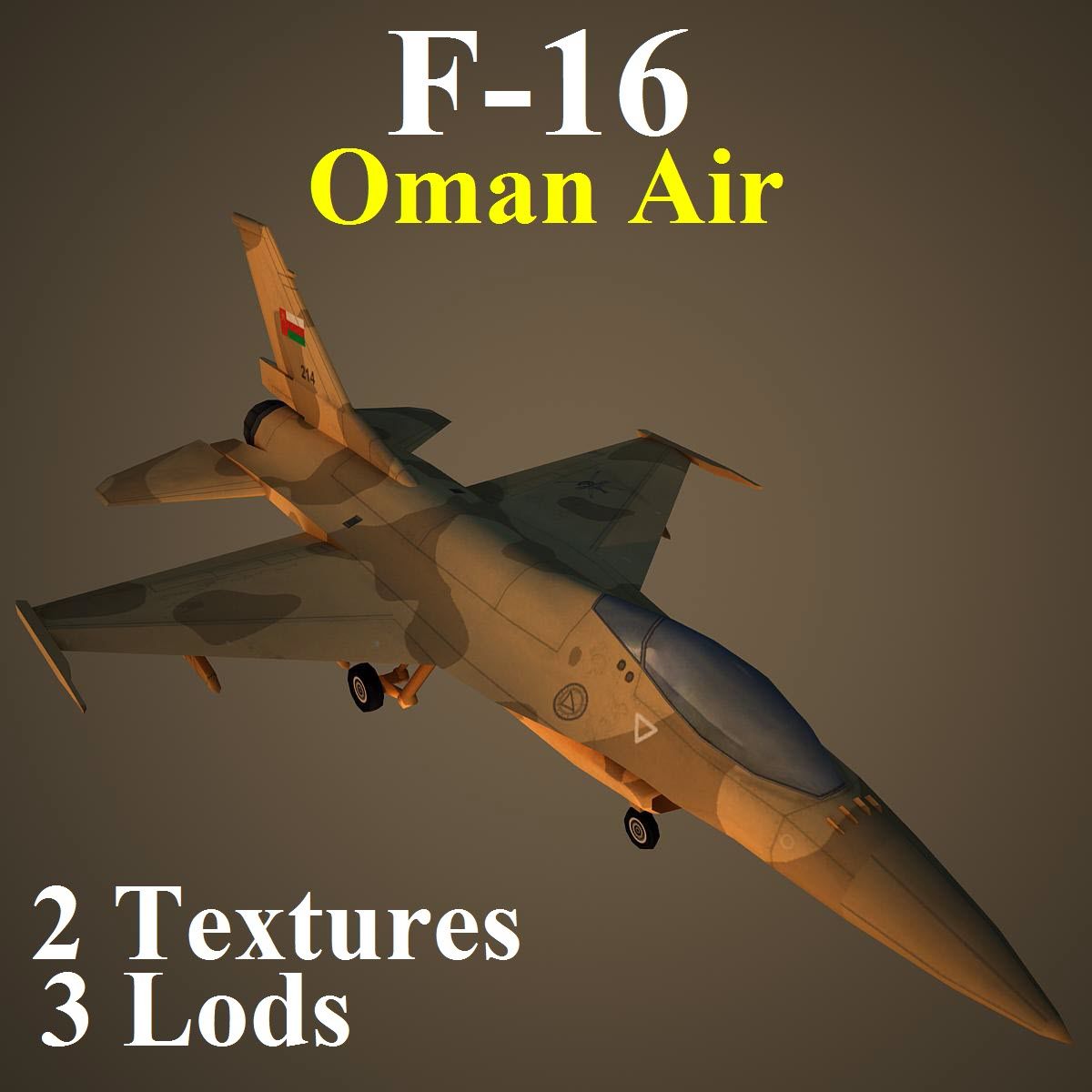 F16 OMA 3d model