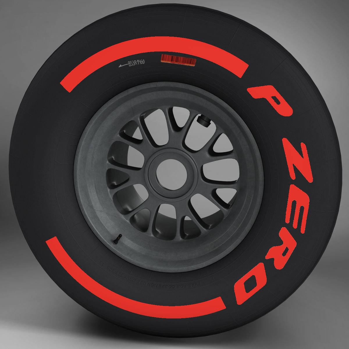 F1タイヤスーパーソフトリア 3d model