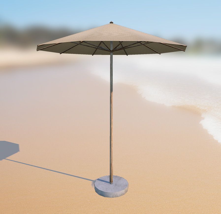 Beach Umbrella 3d model