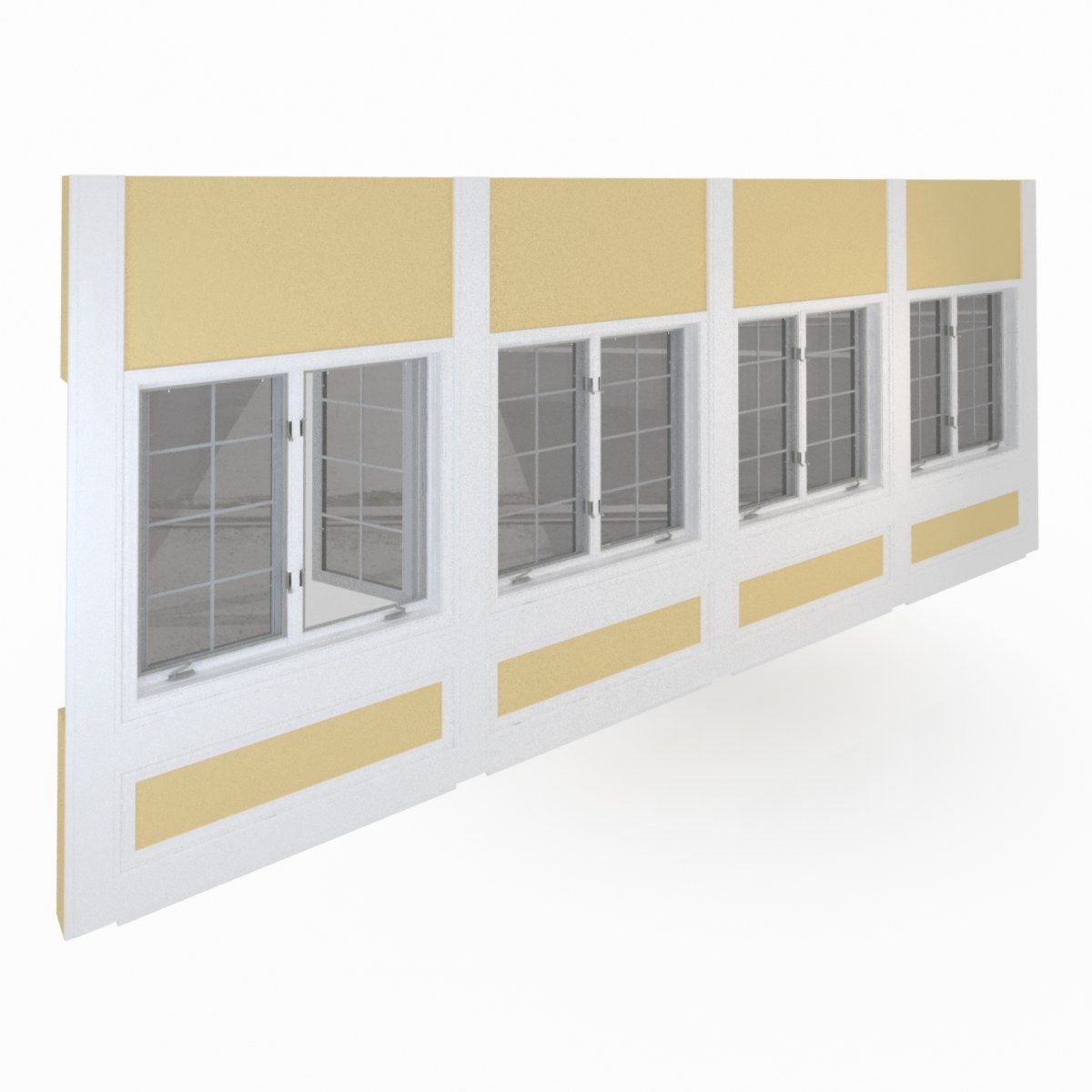 Windows Duvar 3d model