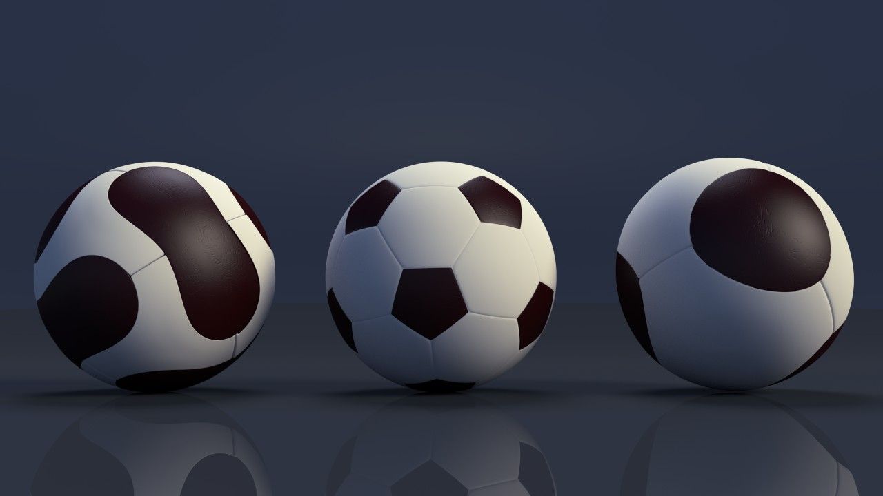 Palloni da calcio 3d model