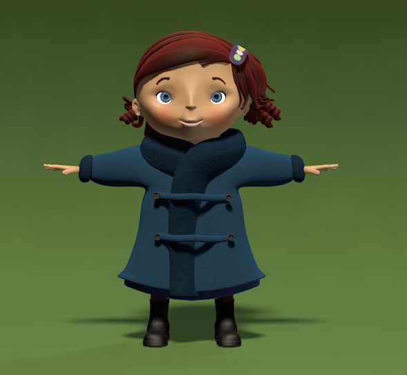 fille 3d model