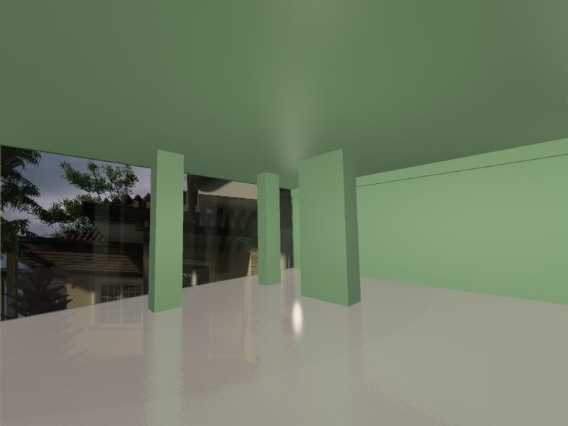 interior hall 3d model