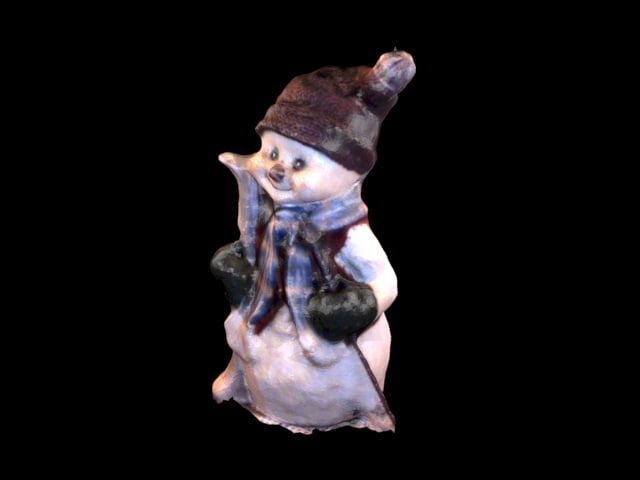 Boneco de neve 3d model