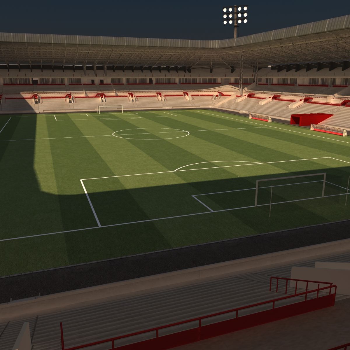 Stadio di calcio V2 3d model