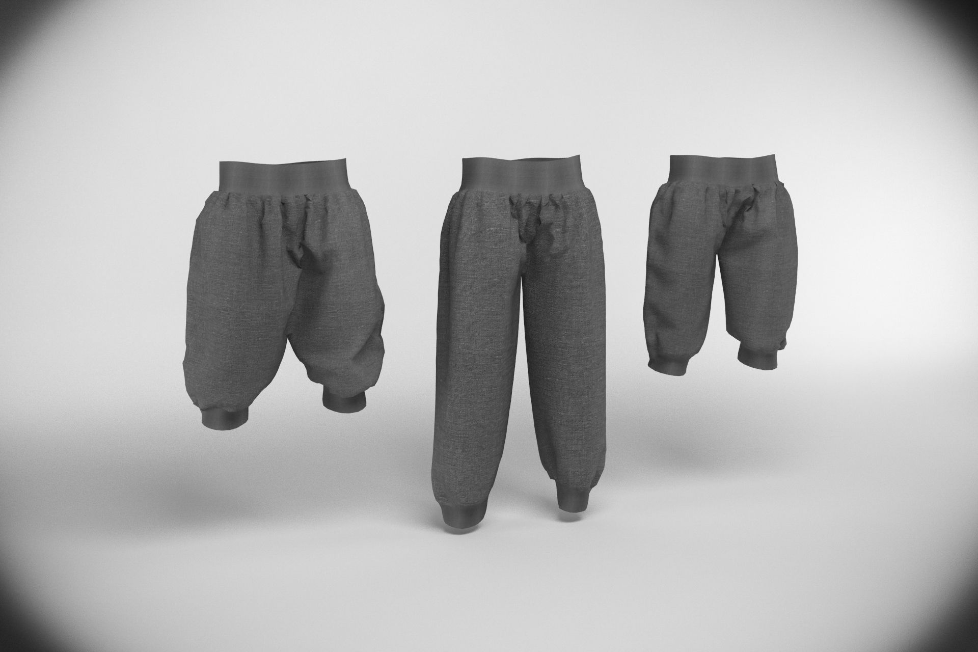 sport pants 3d model