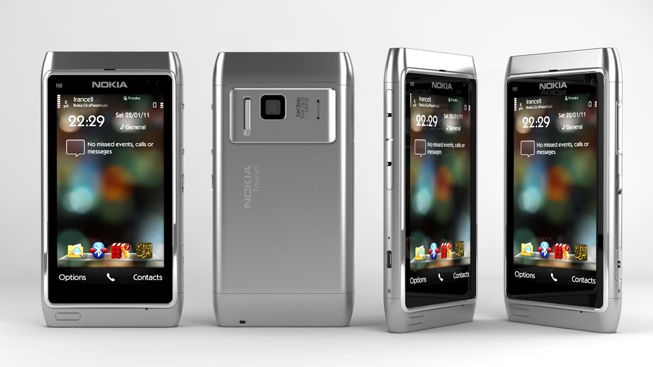 Nokia N8 modelo 3d