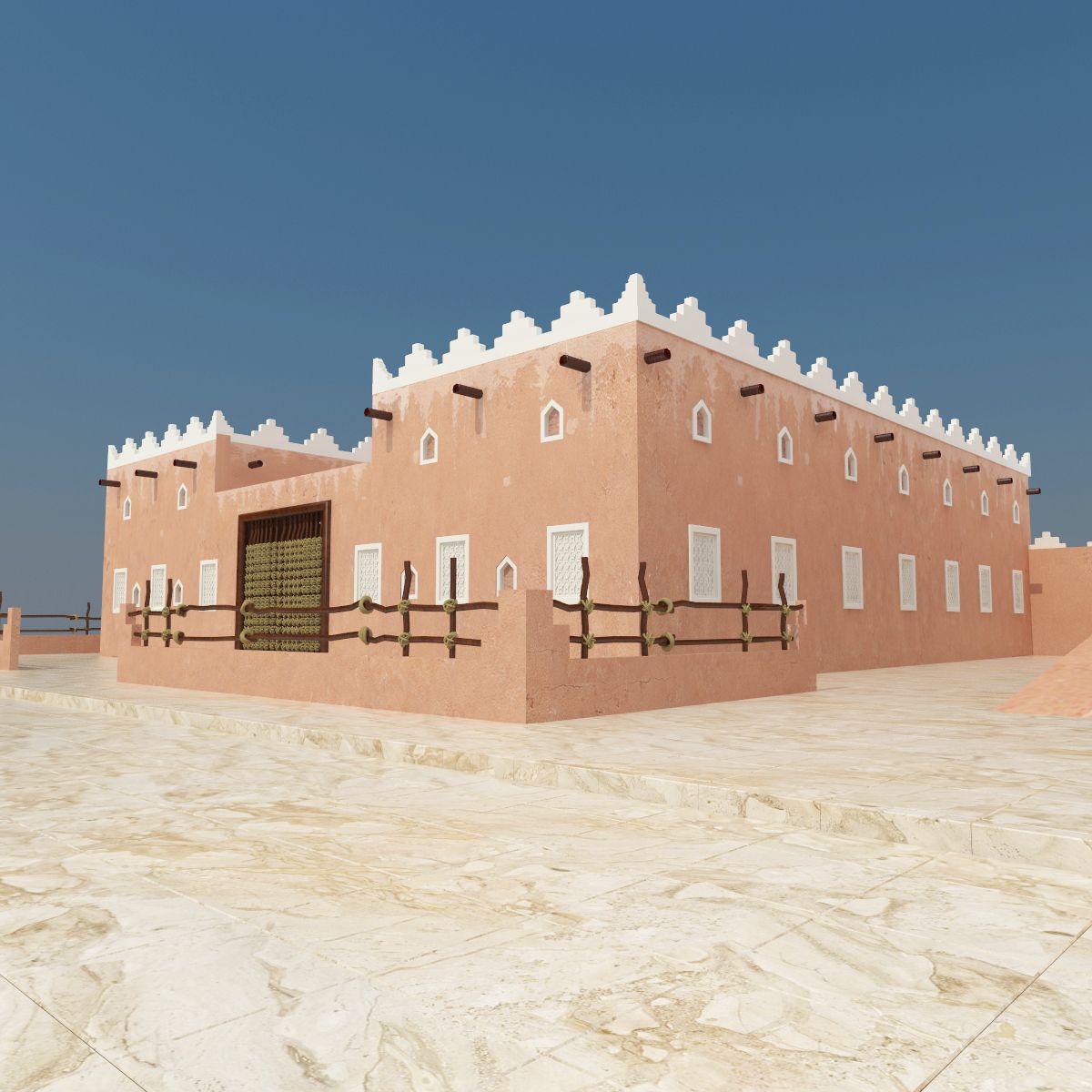 Arabisch oud huis 3d model