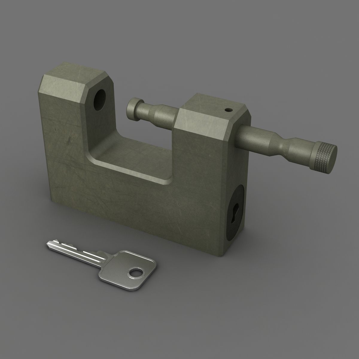 PadLock V1 3d model