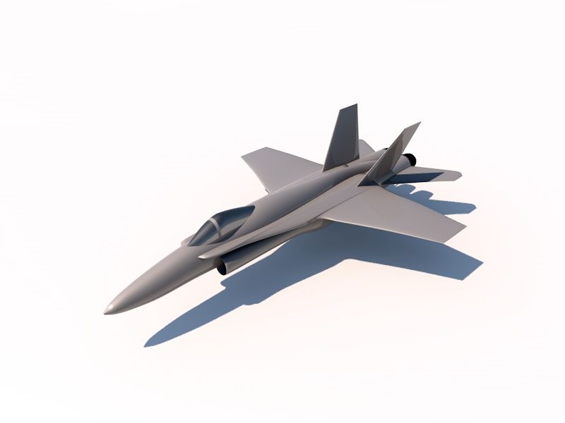 F / A 18大黄蜂 3d model