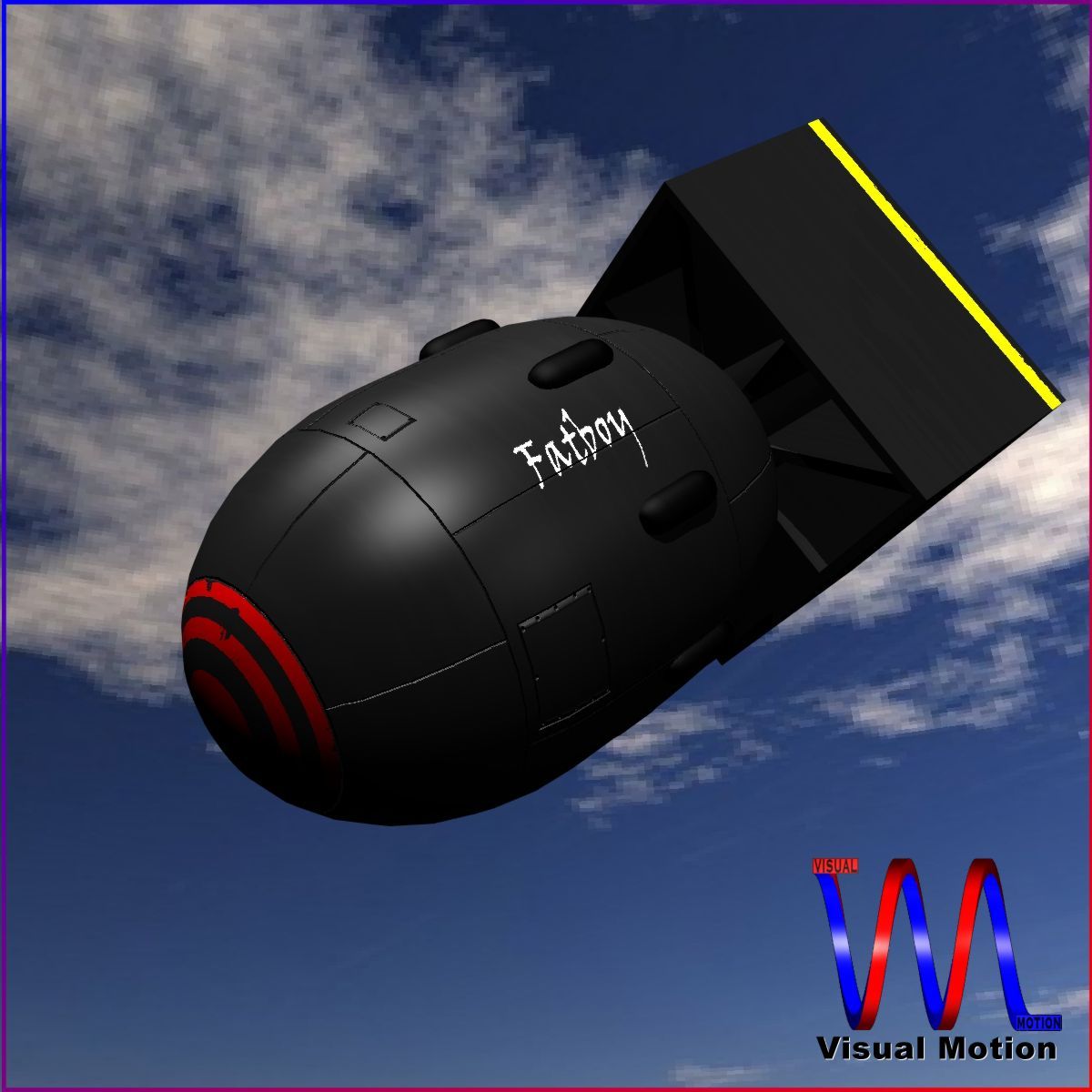 Bomb Fatboy-schema 3d model