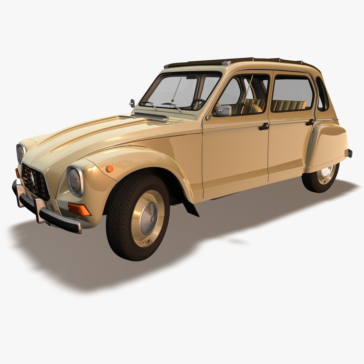 Citroen Dyane 6 3d model