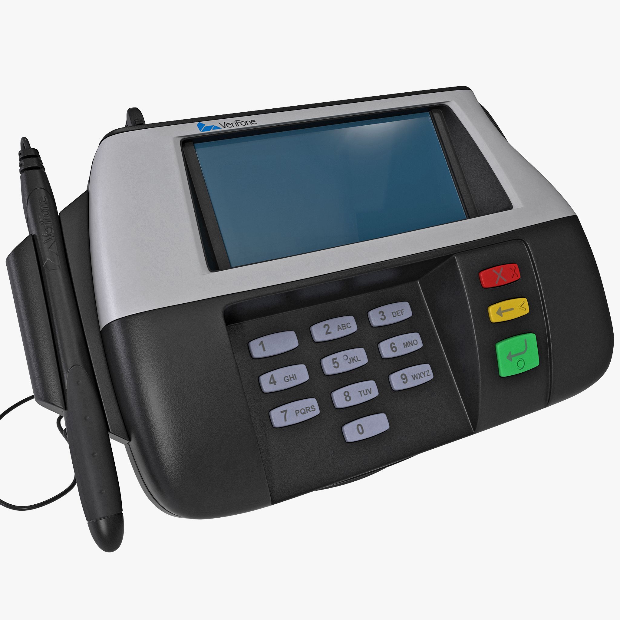 Credit Card Terminal Verifone 3d model