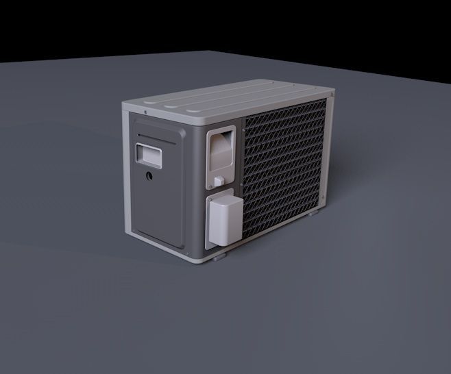 Air conditioner 3d model