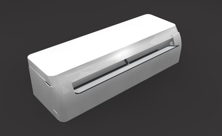 Air conditioner indoor unit 3d model