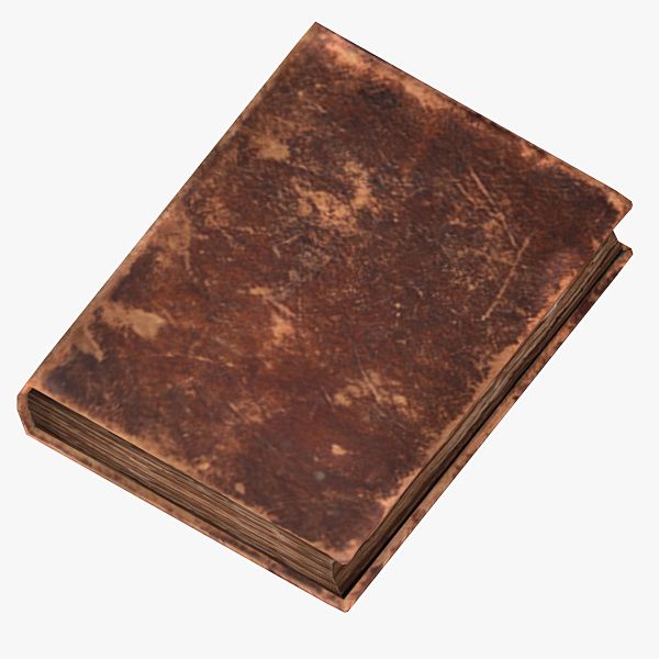 oud boek 3d model