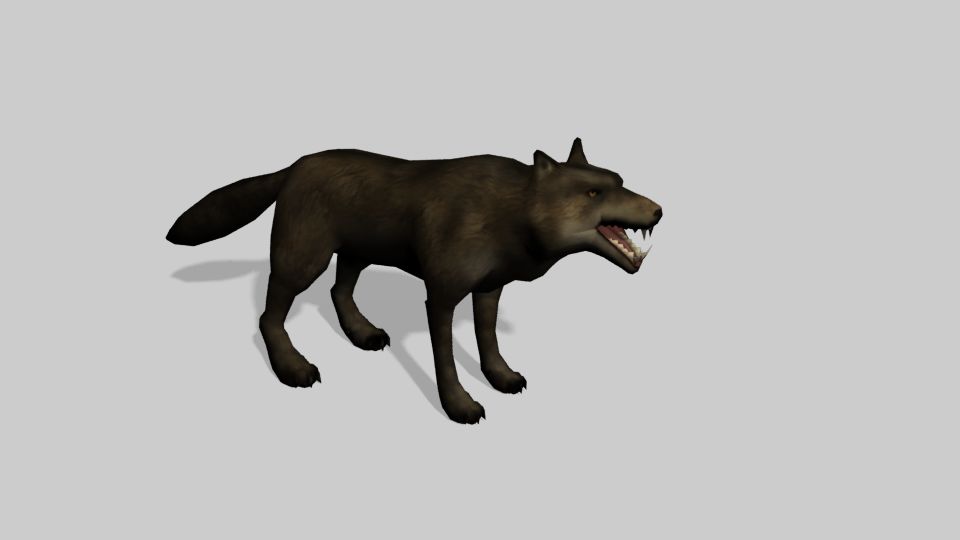 Lobo modelo 3d