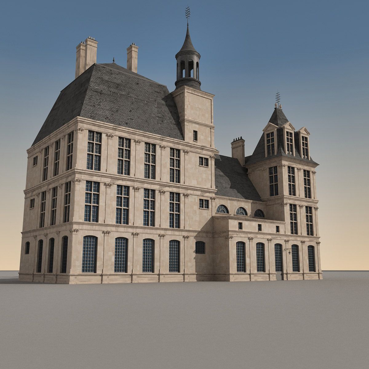 European Building 103 3d model