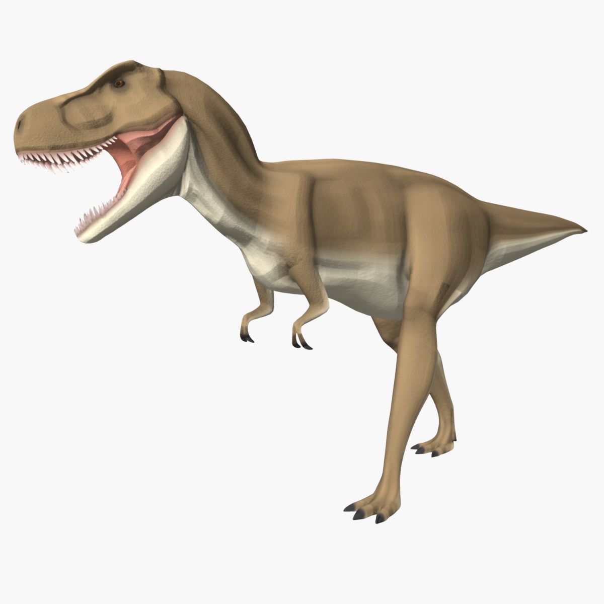 T-REX royalty-free 3d model - Preview no. 8