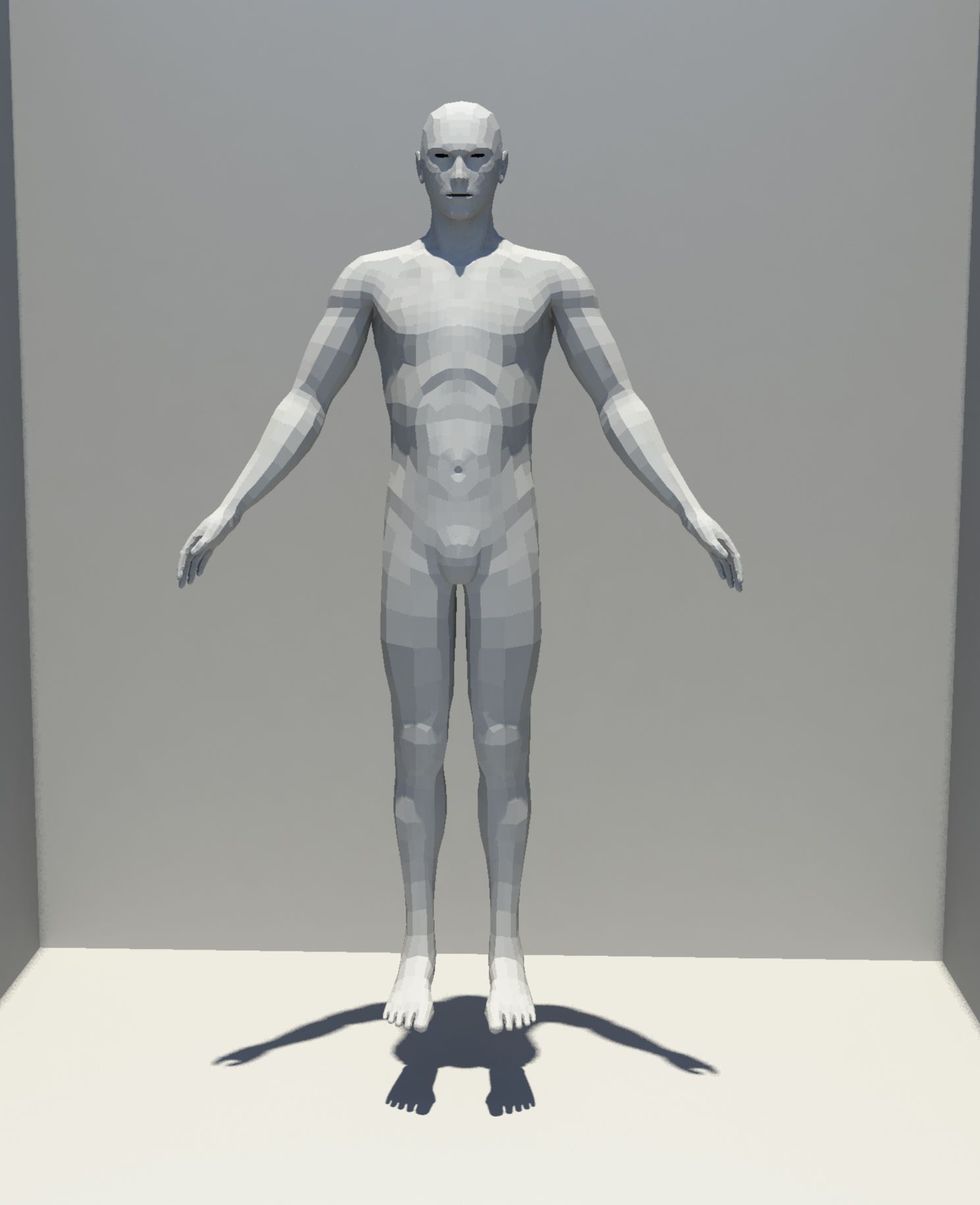 Männliche Base Mesh 3d model