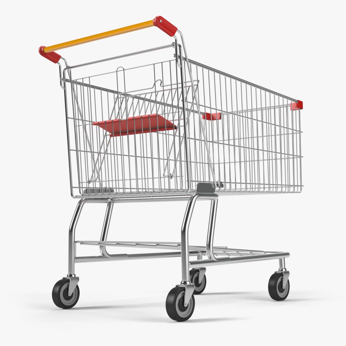 Shopping Cart royalty-free 3d model - Preview no. 4