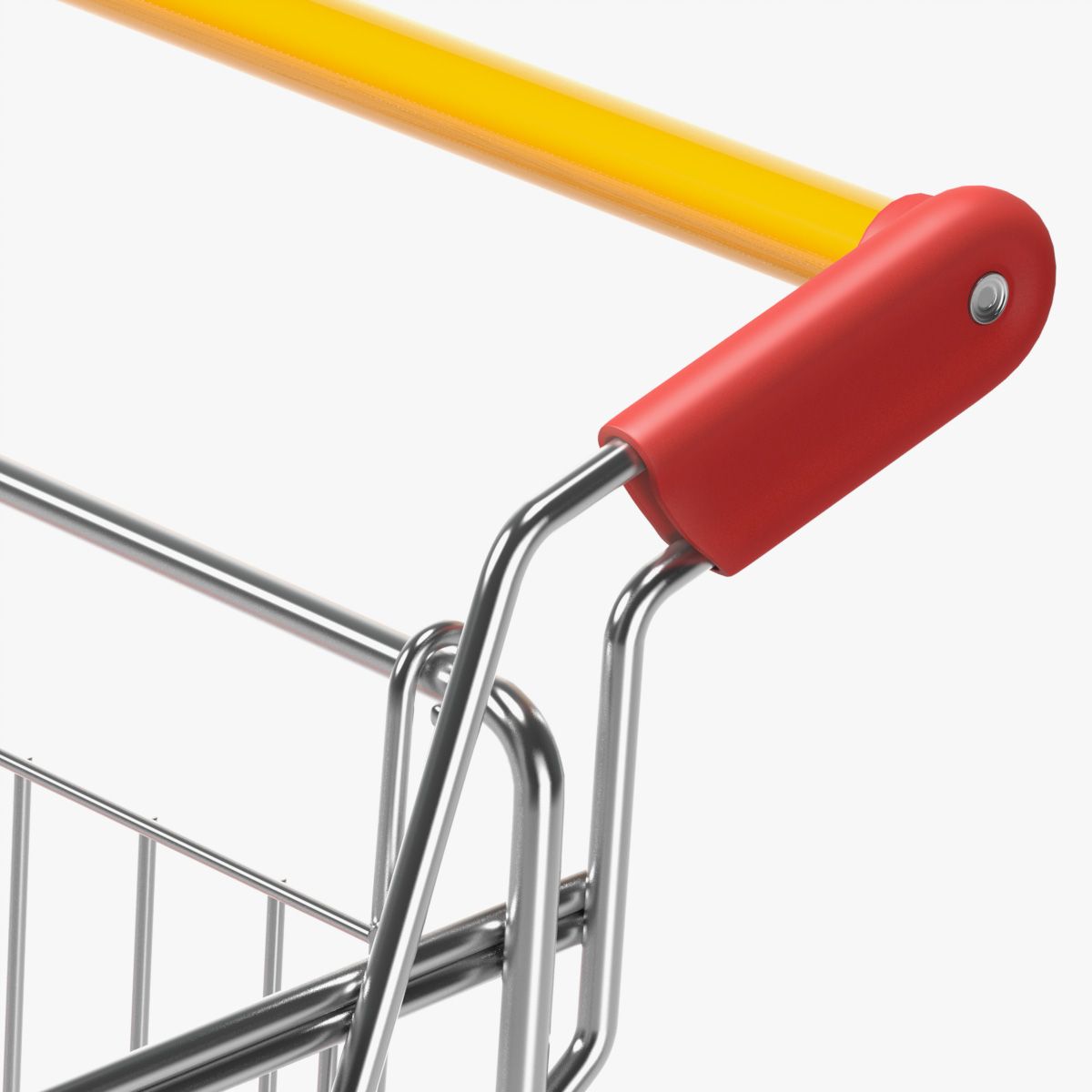 Shopping Cart royalty-free 3d model - Preview no. 8