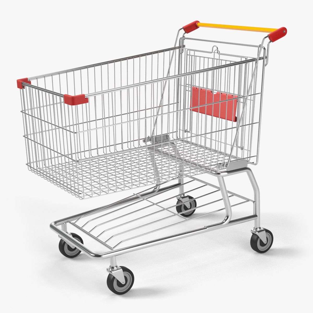 Shopping Cart royalty-free 3d model - Preview no. 2