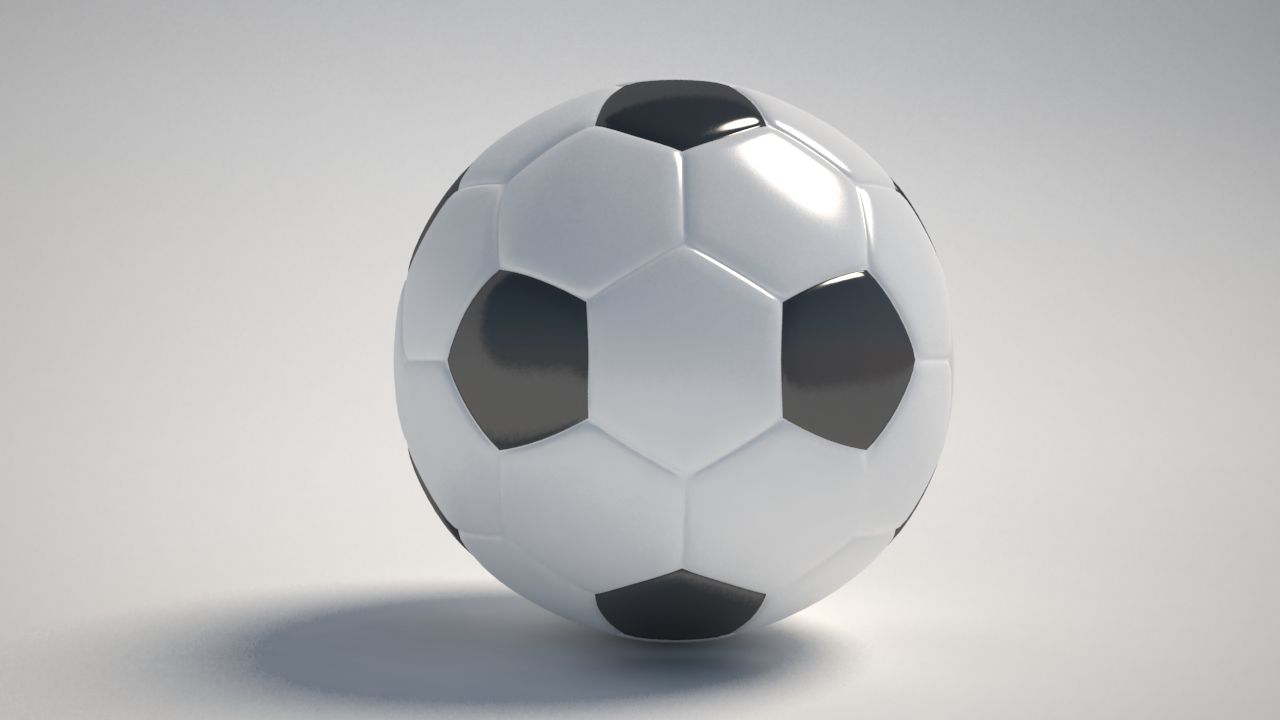 palla da calcio 3d model