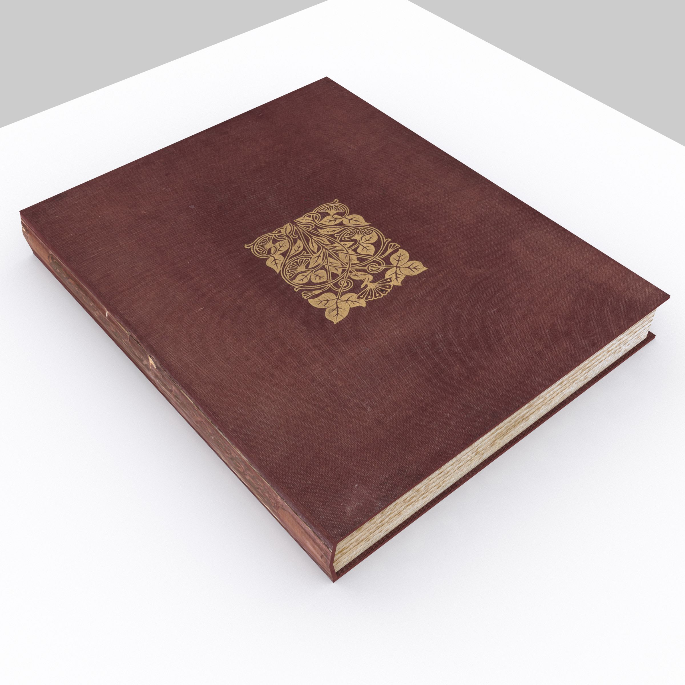 Oud boek 3d model