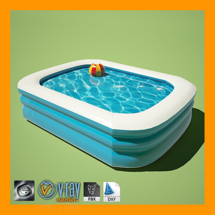 Kiddie Pool 1 3d model