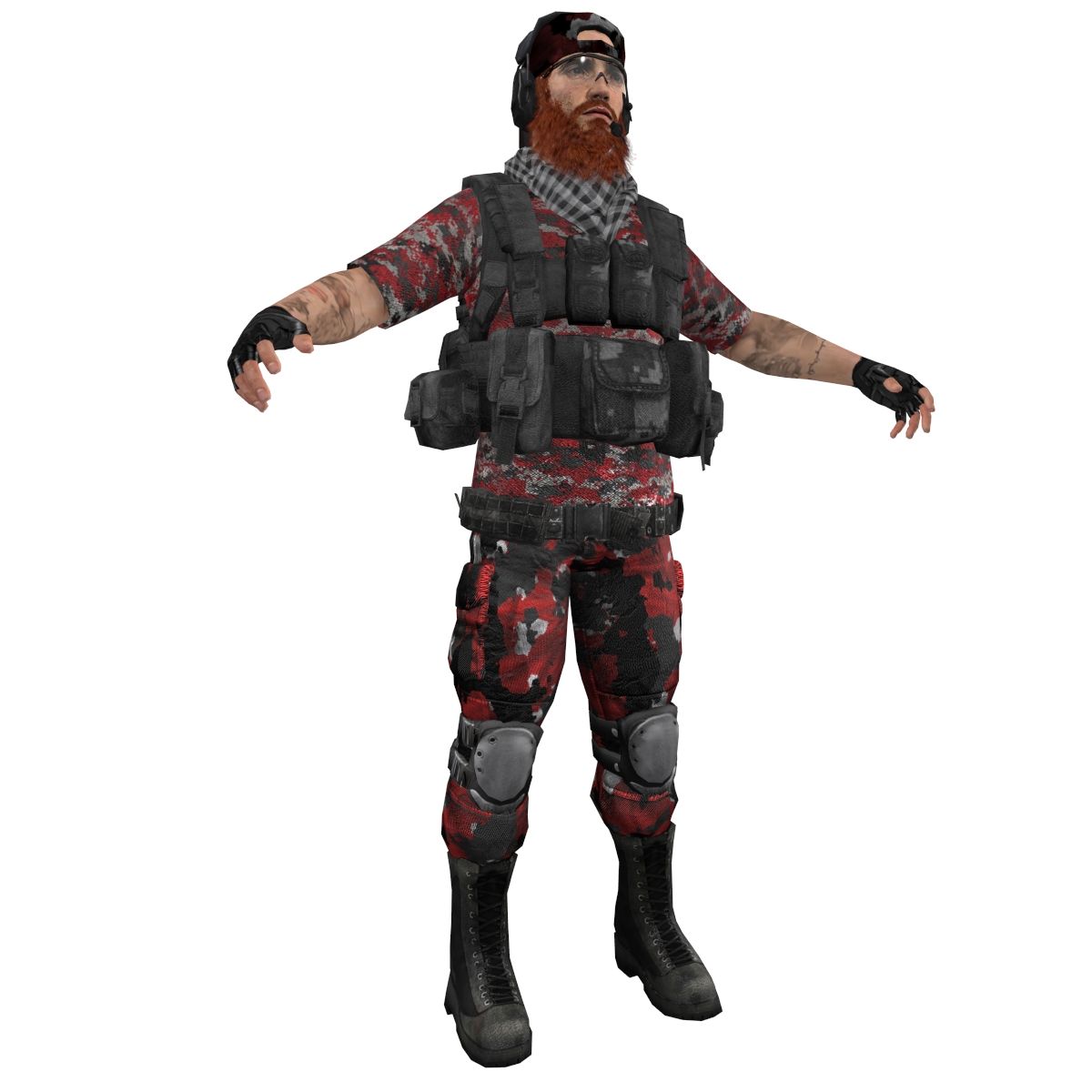 Mercenário A2 3d model